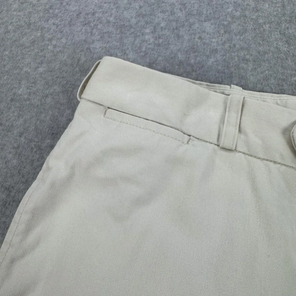 Polo Ralph Lauren Pants Mens 34x30 Beige Cotton Chino Casual Adjustable Waist